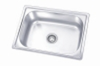 Sit on stainless steel sink, kitchen sinks 550 X 4