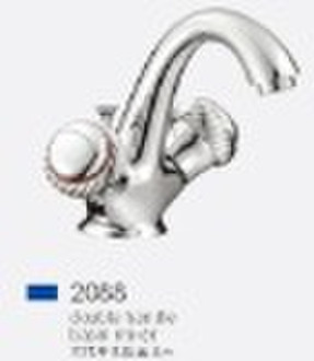 Double Handle Basin Mixer (GROMIX-2055)