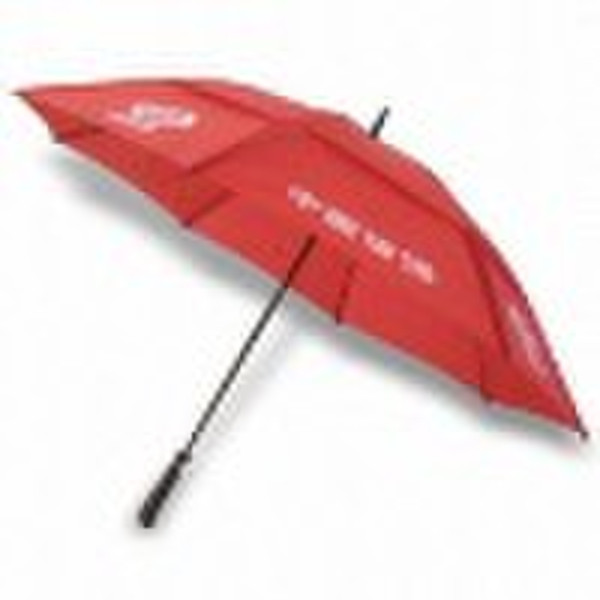 Double layer Golf  Umbrella with wind proof functi