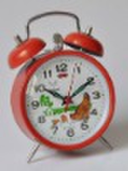 Two bell ring alarm clock  9835C-A