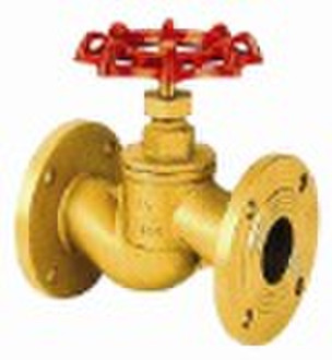 Brass flanged stop valve