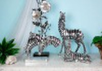 ZEBRA POLYRESIN DECORATION(052612)