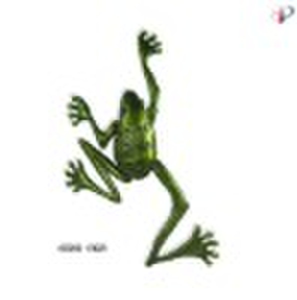 METAL FROG GARDEN WALL ORNAMENT(49284-FM25)