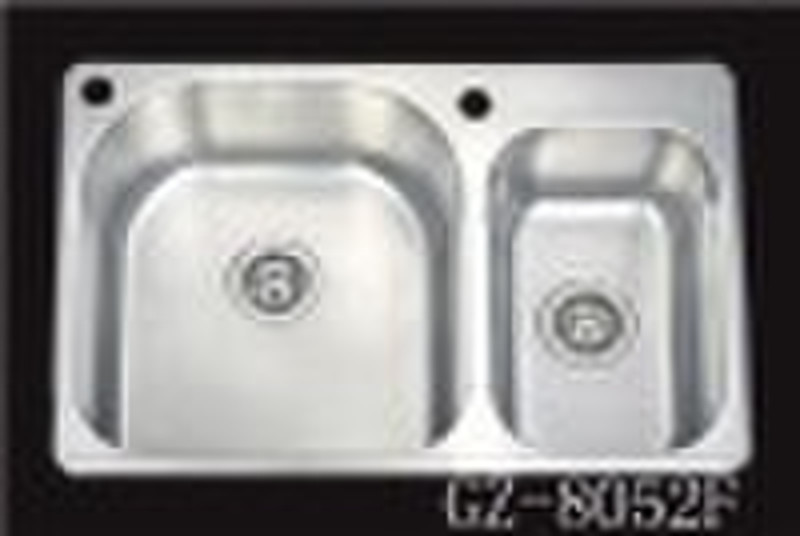 GZ-8052F double bowl sink