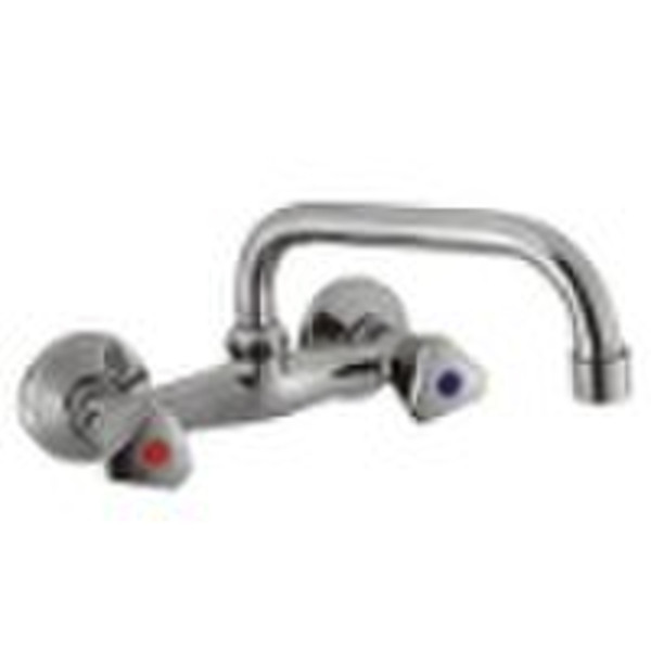 double handle kitchen faucet