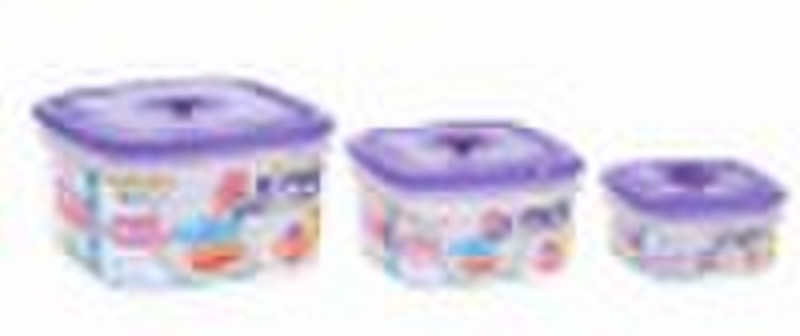 plastic food container/food storage(3pcs)