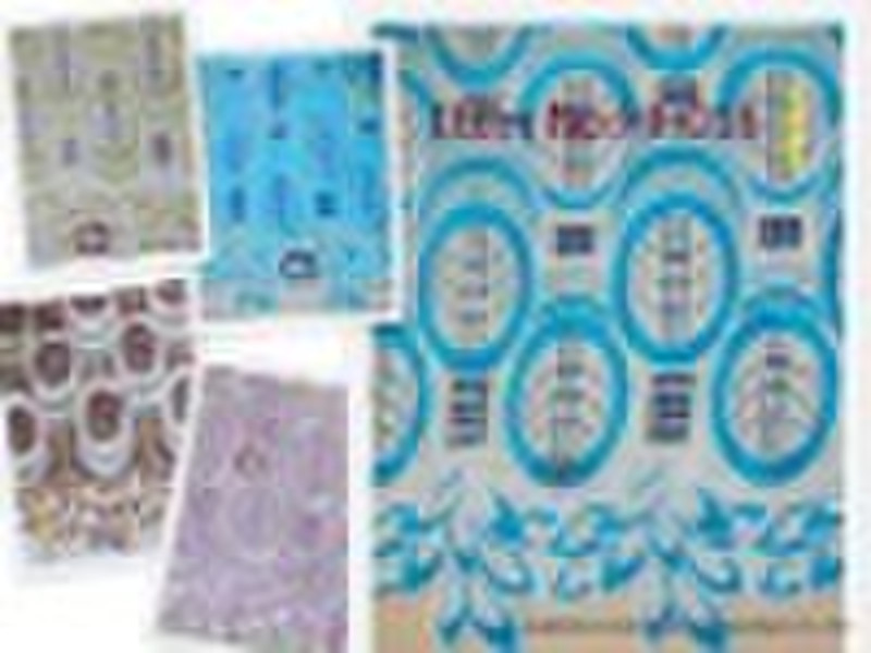 Cotton voile lace fabric