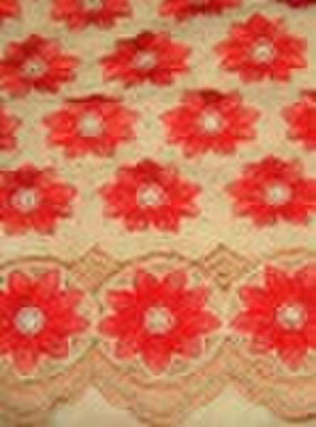 Polyester voile lace