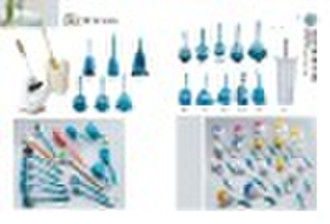 toilet brush with holder