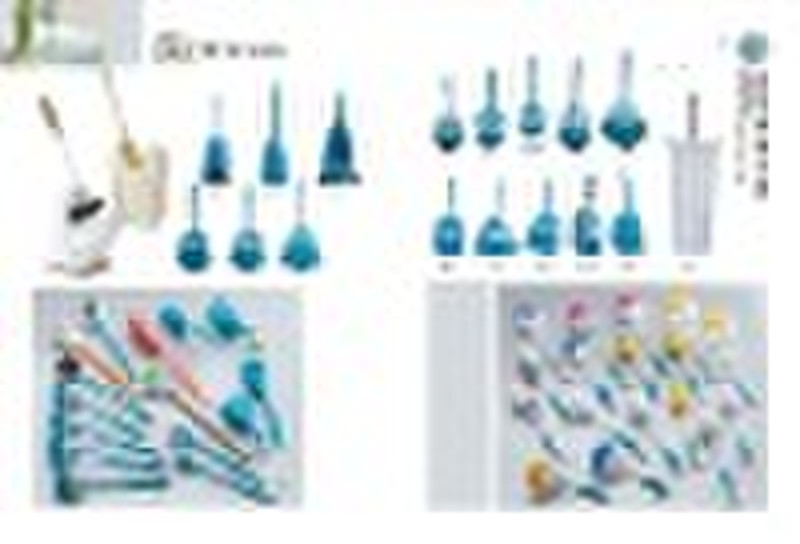 toilet brush with holder