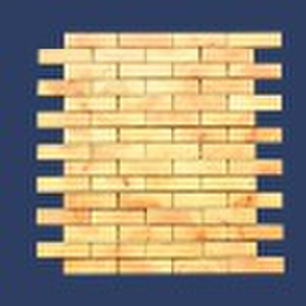 solid wooden mosaic