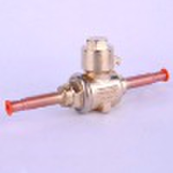 Refrigeration ball valve