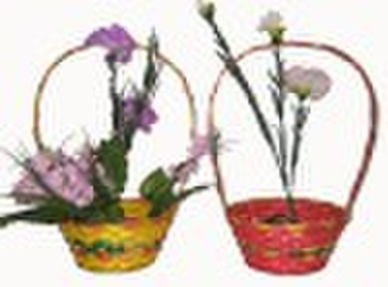 flower  basket stand with handle