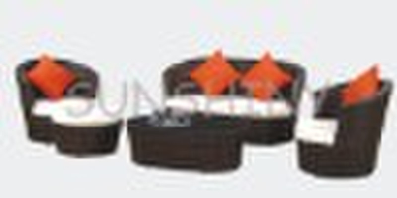 rattan sofa outdoor living set