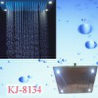 Stainless steel LED shower head