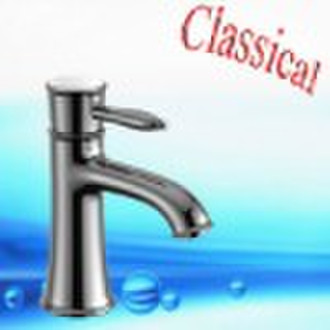 Brass waterfall basin faucet