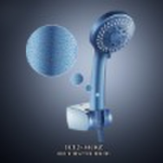 Blue drop PVD hand shower