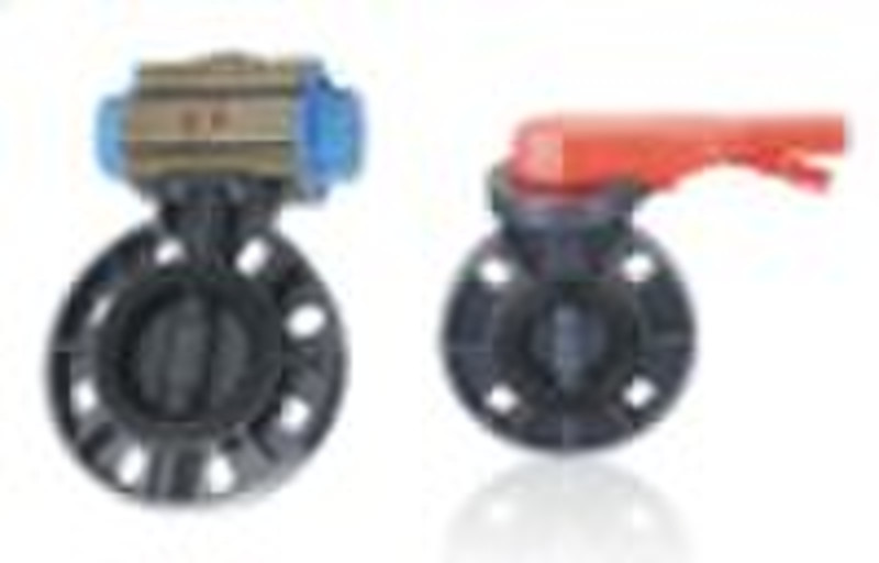 PVC butterfly valve