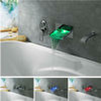 LSW04, LED Badewanne Wasserhahn Duscharmatur Wasserhahn