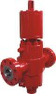 Hydraulic flat gate valve