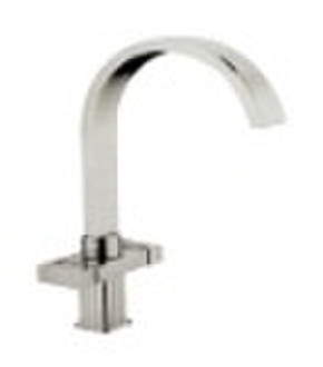 Dual Handle Large-flexual Tube Kitchen Faucet