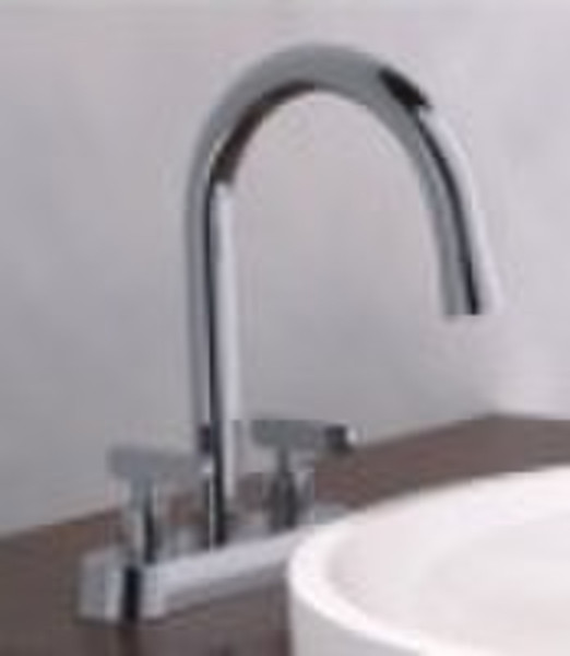 double handle kitchen faucet