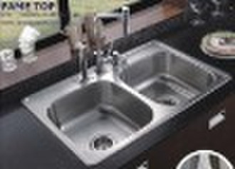 Double Bowl Sink--Stainless Steel Sink