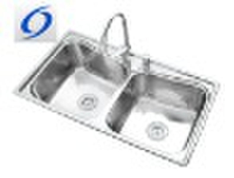 Kitchen Sink--Stainless Steel Kitchen Sink FTD8548