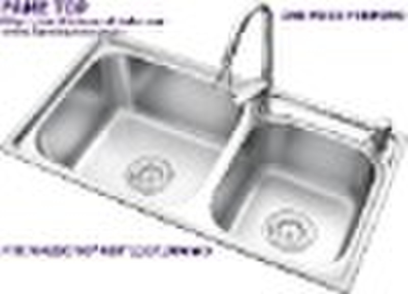 Kitchen Sink--Stainless Steel Kitchen Sink FTD7642