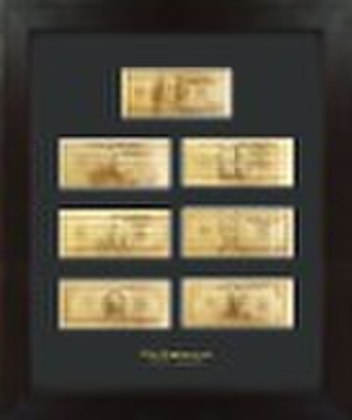 Full set USA gold banknote(Double sided)