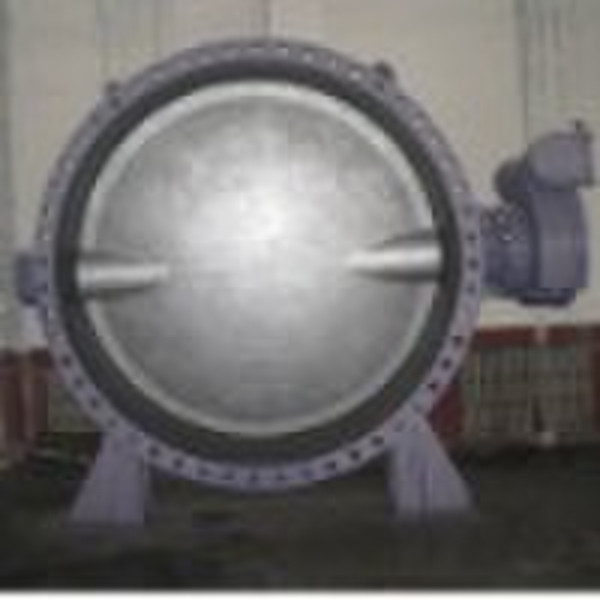 Center line vulcanization flange butterfly valve