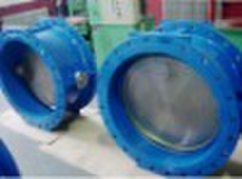 double flange butterfly valve