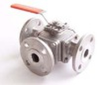 stainless steel valve,DMH501F, Multi-Way Flanged B