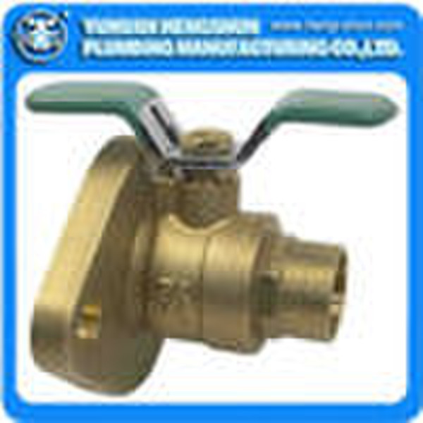 Brass Ball Valve with Flange