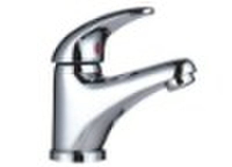 SS5-001 single lever brass basin mixer good design