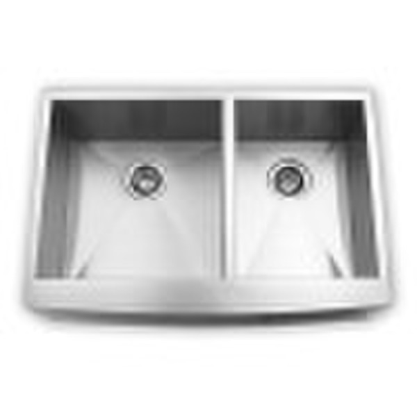 Apron Double Bowl Kitchen Sink AP3320BL