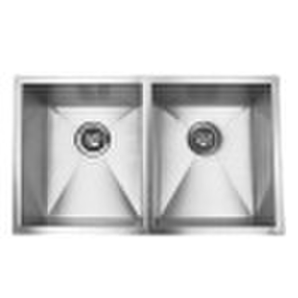 Handcraft Double Bowl Kitchen Sink F3219D