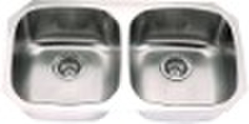 Undermount Double Bowl Kitchen Sink 502