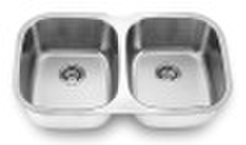 Undermount Double Bowl Kitchen Sink 504