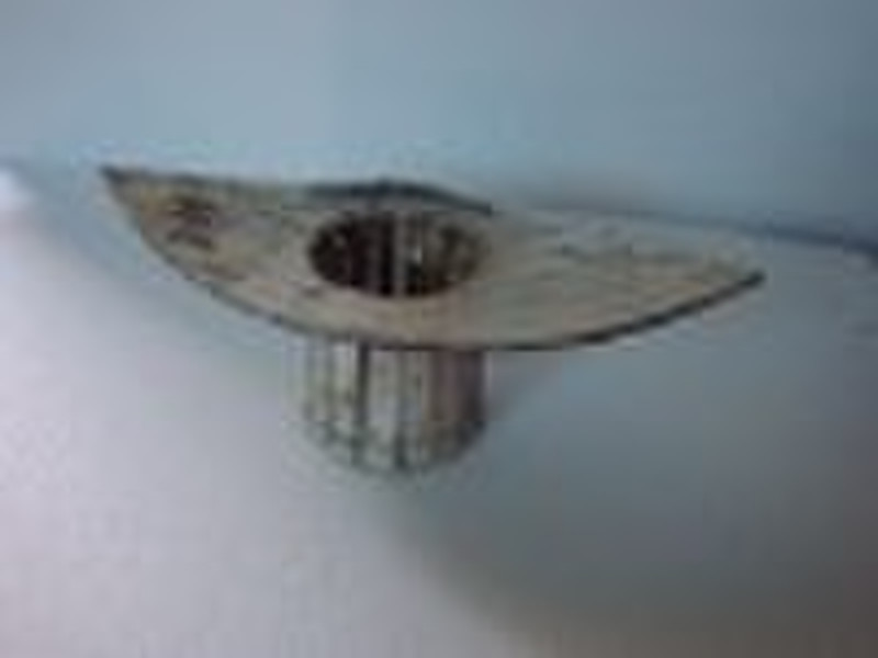 RATTAN CANDLE  HOLDER