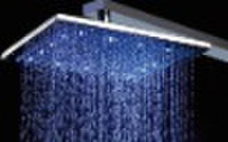 LED overhead shower