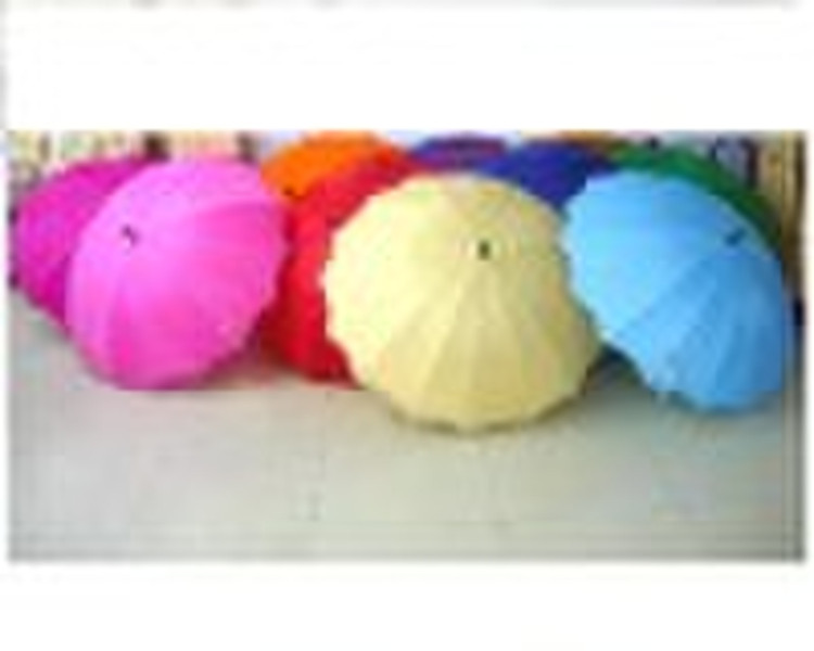 23"x16k double layer straight umbrella