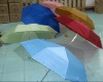 hand open 3 folding umbrella