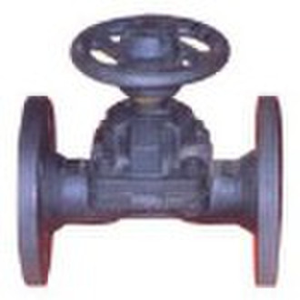 Flange diaphragm valve