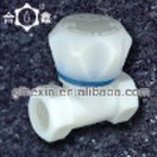 Plastic stop valve PP ABS internal thread