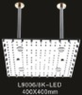 LED stainless steel head shower