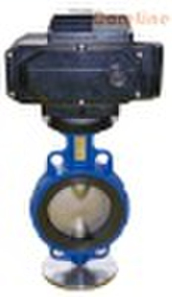 Wafer type butterfly valve