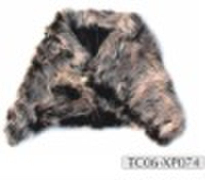 fur shawl