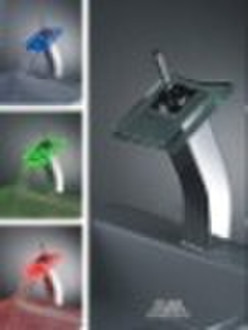 Light waterfall faucet