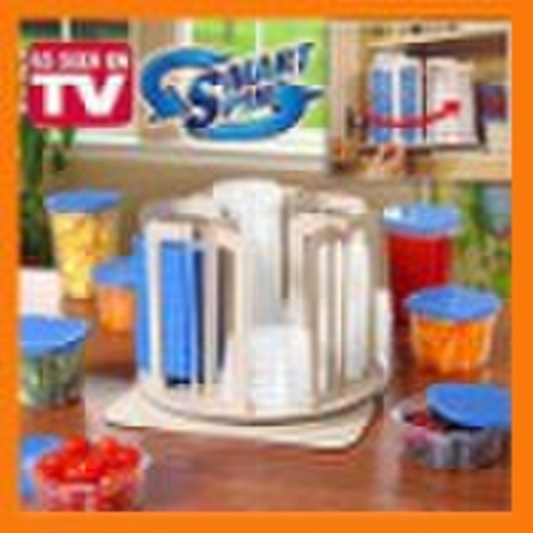 Smart Spin 49 piece storage food container system